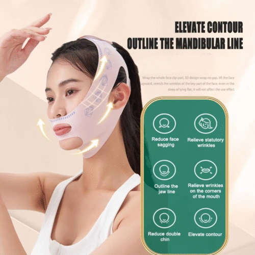 Bande Raffermissante Visage V-Line – Double Usage (Jour & Nuit) – Image 5