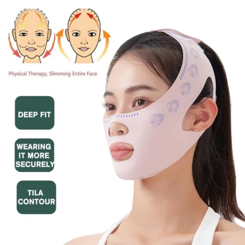 Bande Raffermissante Visage V-Line – Double Usage (Jour & Nuit) – Image 4